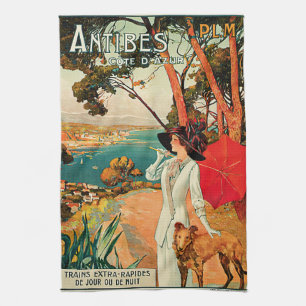 Antibes Cote D'Azur Kitchen Towel