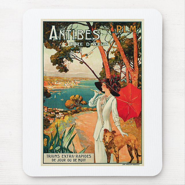 Antibes ~ Cote D'Azur Mouse Pad (Front)