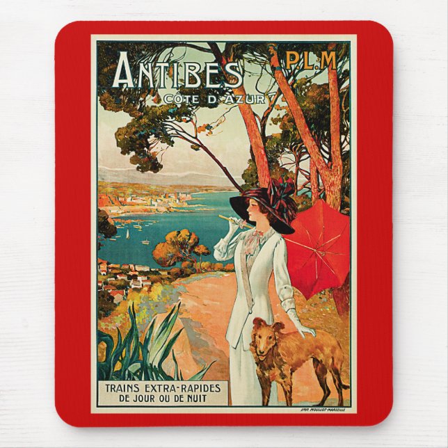 Antibes Cote d'Azur Mouse Pad (Front)