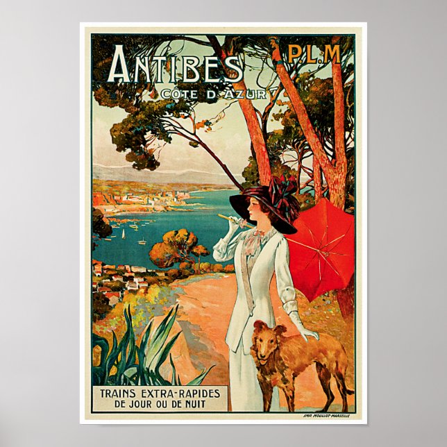 Antibes ~ Côte d'Azur Poster (Front)