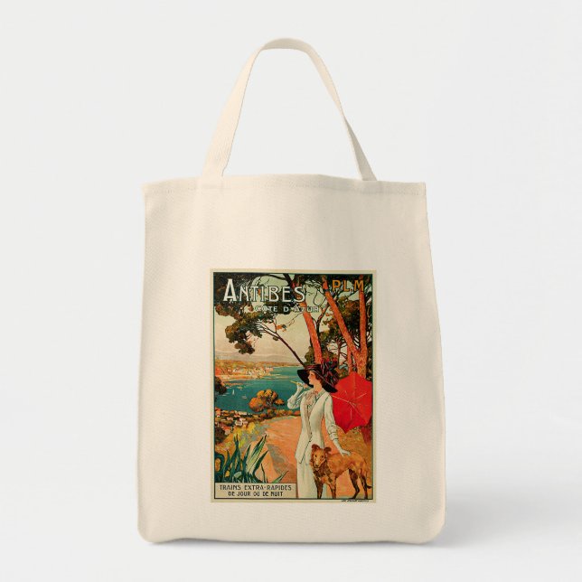 Antibes Cote D'Azur Tote Bag (Front)