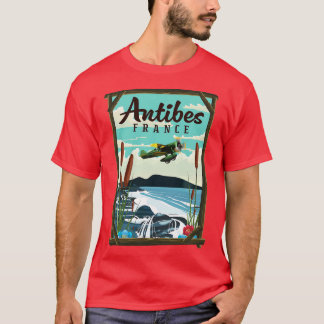 Antibes France travel poster T-Shirt