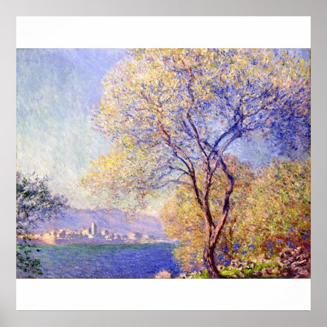 Antibes seen from the Salis Garden (1888) Poster (Front)