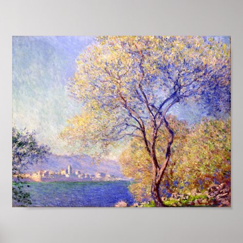 Antibes seen from the Salis Garden _ Claude Monet Poster