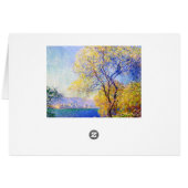 Antibes Seen from the Salis Gardens Claude Monet (Back Horizontal)