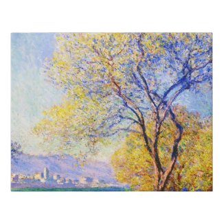 Antibes Seen from the Salis Gardens Claude Monet Faux Canvas Print