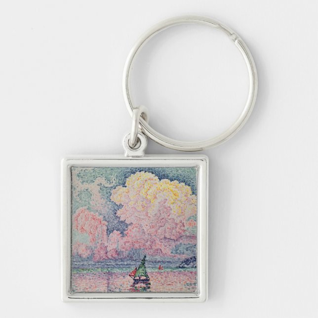 Antibes, the Pink Cloud, 1916 Keychain (Front)