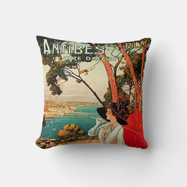 Antibes Throw Pillow (Front)