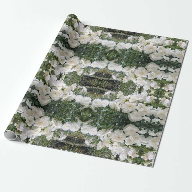 Antic Roses Wrapping Paper (Unrolled)