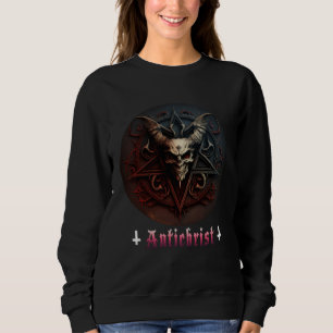 Antichrist Satan Pentagram Satanist Gothic Devil Sweatshirt