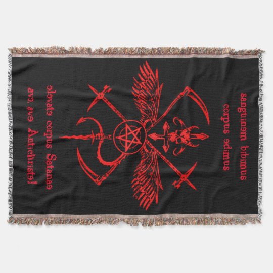 Antichrist Symbol Wall Hanging Tapestry Throw Blanket | Zazzle.com