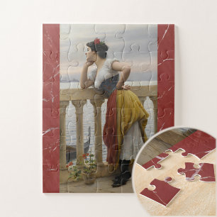 Anticipation by Eugene de Blaas, Art Jigsaw Puzzle