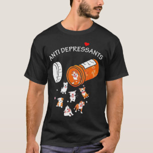 Antidepressant Pitbull Dog Pibull T-Shirt