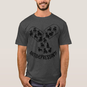 Antidepressants, Pitbull Dog Lovers, Funny Dog Own T-Shirt