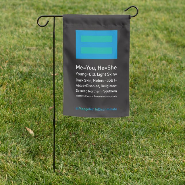 Antidiscrimination Garden Sign (In SItu)