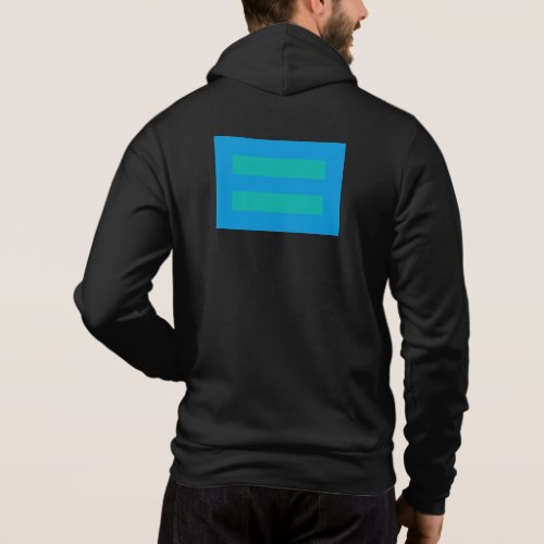 Antidiscrimination Hoodie Front Zip