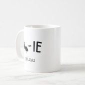 Antie EST 2022 , Gift for New Aunt Coffee Mug (Front Left)