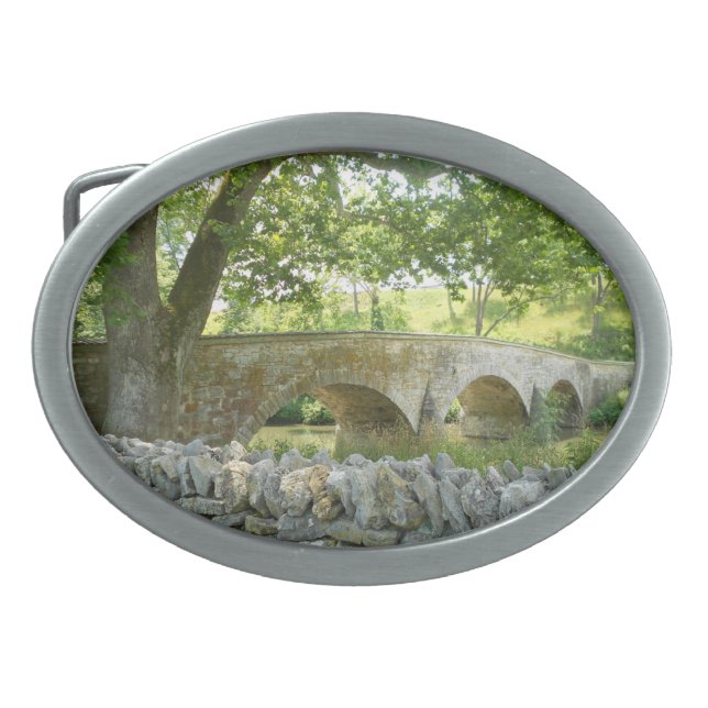 Antietam: Burnside's Bridge Photo Belt Buckle (Front)