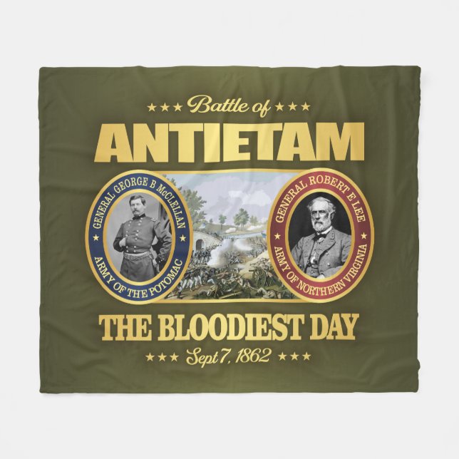 Antietam (FH2) Fleece Blanket (Front (Horizontal))