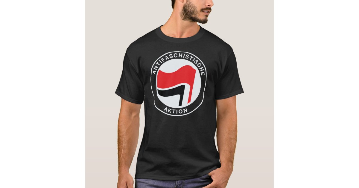 Antifaschistische Aktion T-Shirt | Zazzle