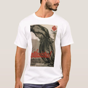 Antifascist! Help the oppressed_Propaganda Poster T-Shirt