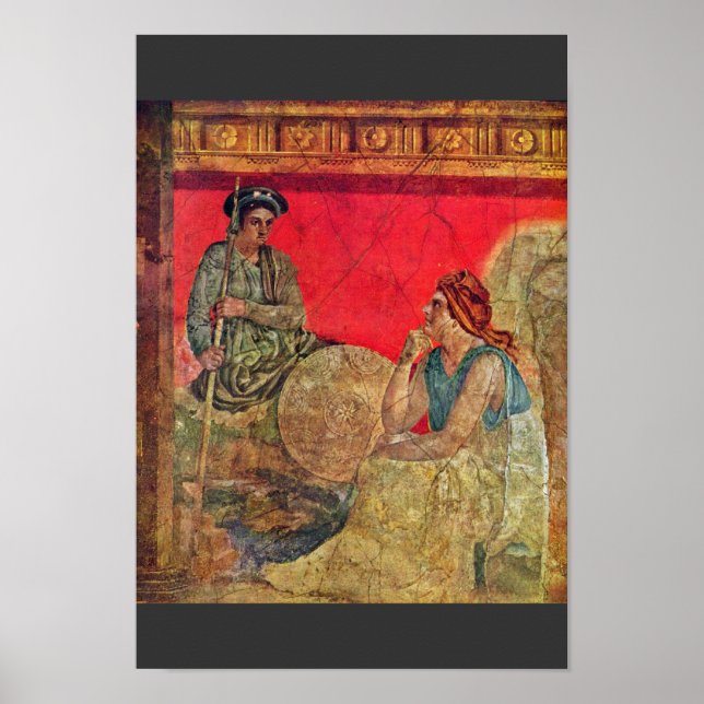 Antigonus And His Mother Detail By Pompejanischer Poster (Front)