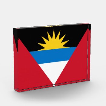 Antigua And Barbuda Acrylic Award by flagart at Zazzle
