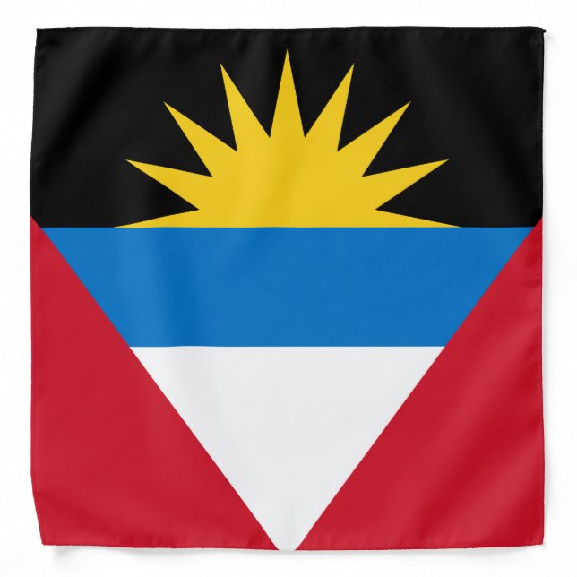 Antigua and Barbuda Flag Bandana (Front)