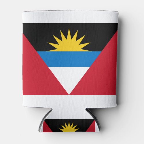 antigua and barbuda flag can cooler