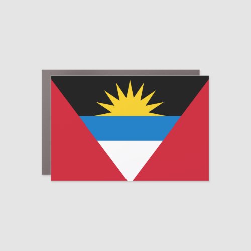 Antigua and Barbuda Flag Car Magnet
