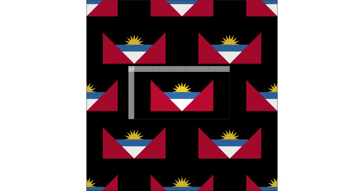 Antigua and Barbuda Flag Fabric | Zazzle
