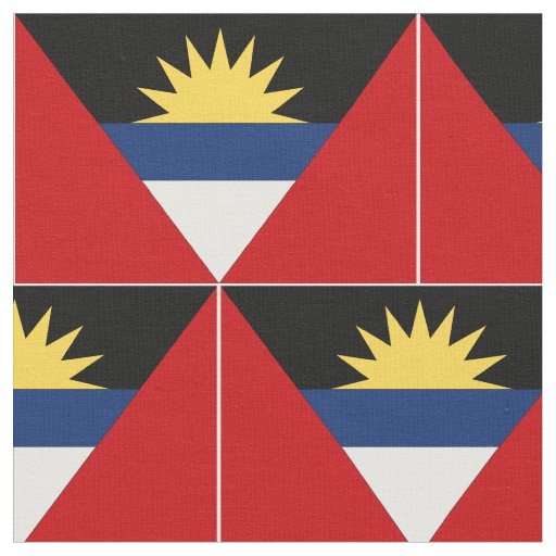 Antigua and Barbuda Flag Fabric