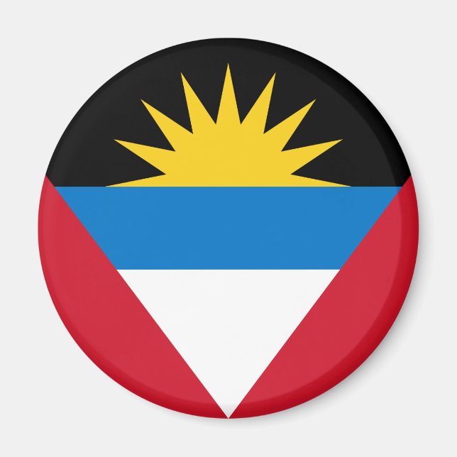 antigua and barbuda flag magnet (Front)