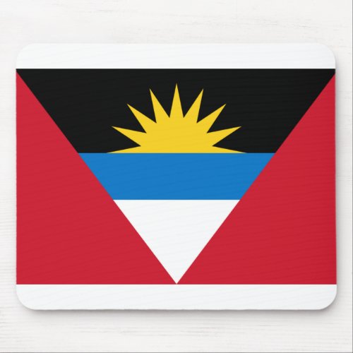antigua and barbuda flag mouse pad
