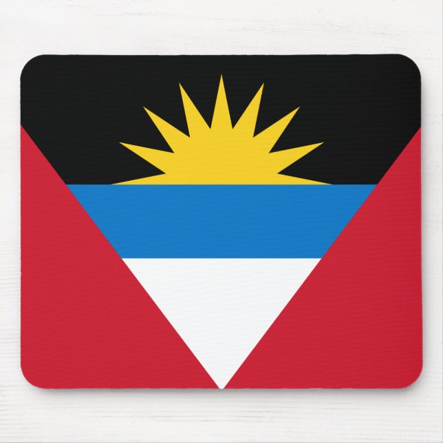 antigua and barbuda flag mousepad (Front)
