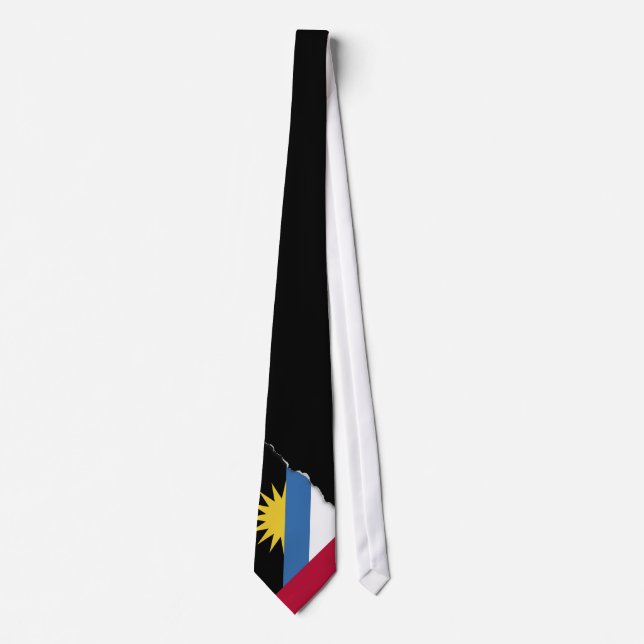 Antigua and Barbuda Flag Neck Tie (Front)