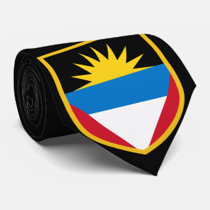 Antigua and Barbuda Flag Neck Tie