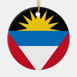 antigua and barbuda flag ornament