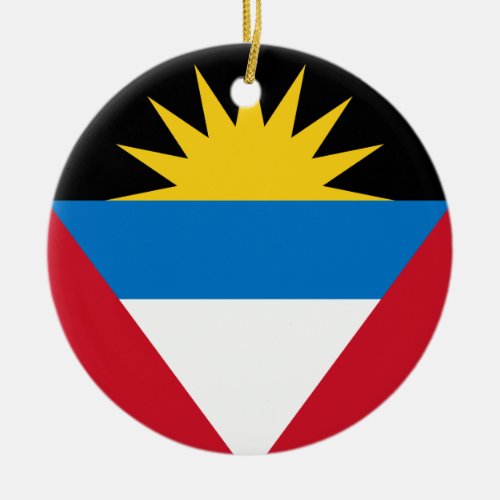 antigua and barbuda flag ornament