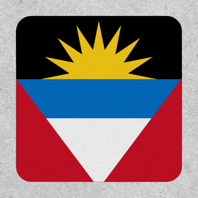 antigua and barbuda flag patch  (Front)