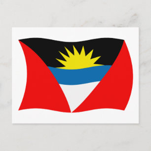 Antigua and Barbuda Flag Postcard