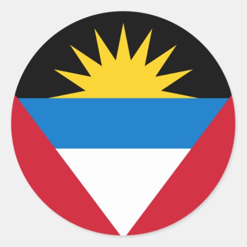 antigua and barbuda flag stickers