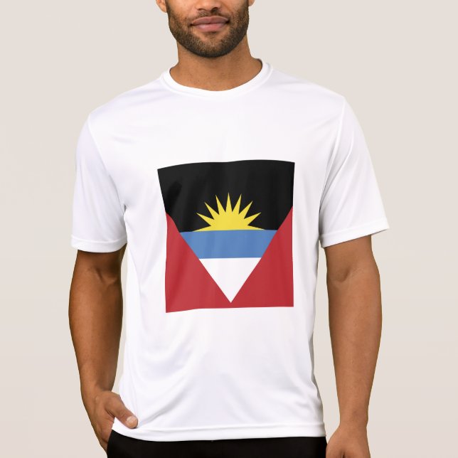 Antigua and Barbuda flag T-Shirt (Front)