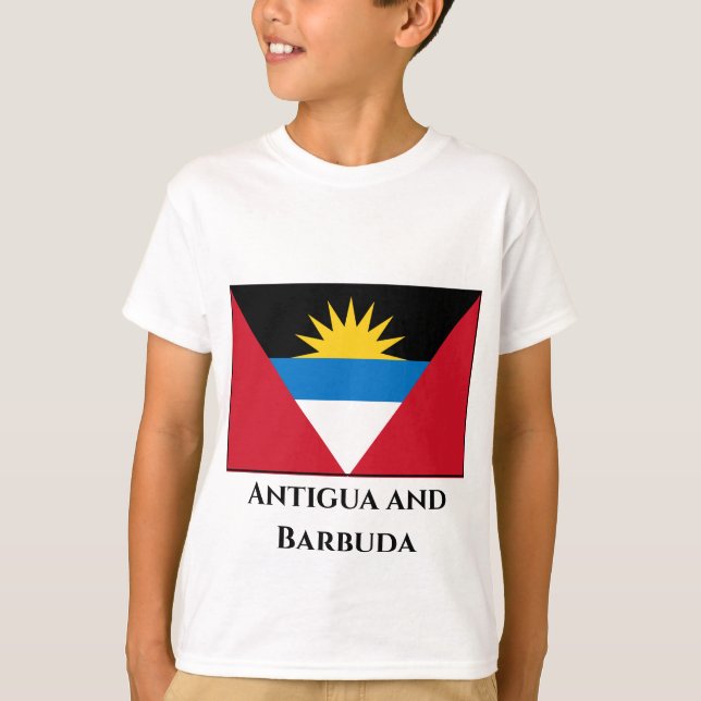 Antigua and Barbuda Flag T-Shirt (Front)
