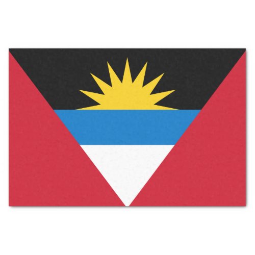 antigua and barbuda flag tissue paper