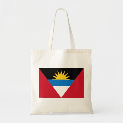 antigua and barbuda flag tote bag