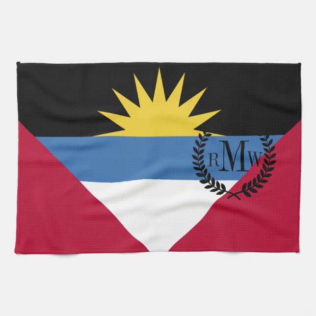 Antigua and Barbuda Flag Towel (Horizontal)