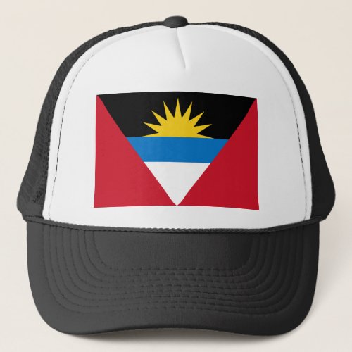 antigua and barbuda flag trucker hat