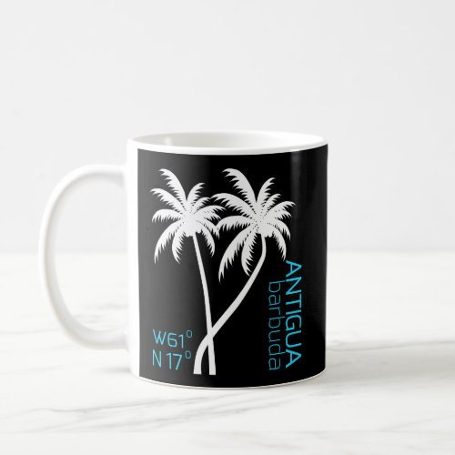 Antigua And Barbuda Geographic Coordinates Souveni Coffee Mug