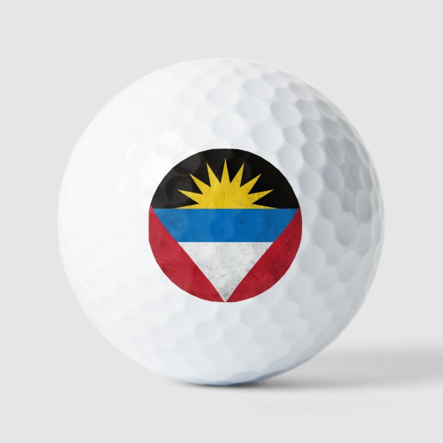 Antigua and Barbuda Golf Balls (Front)